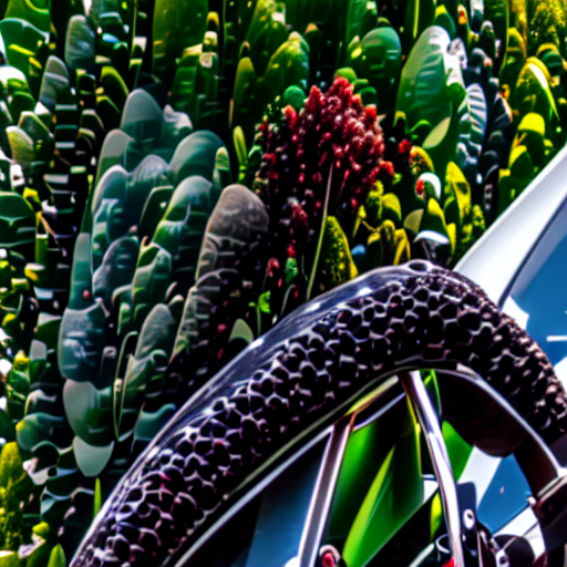201_A motorized bicycle covered with greens and beans..png